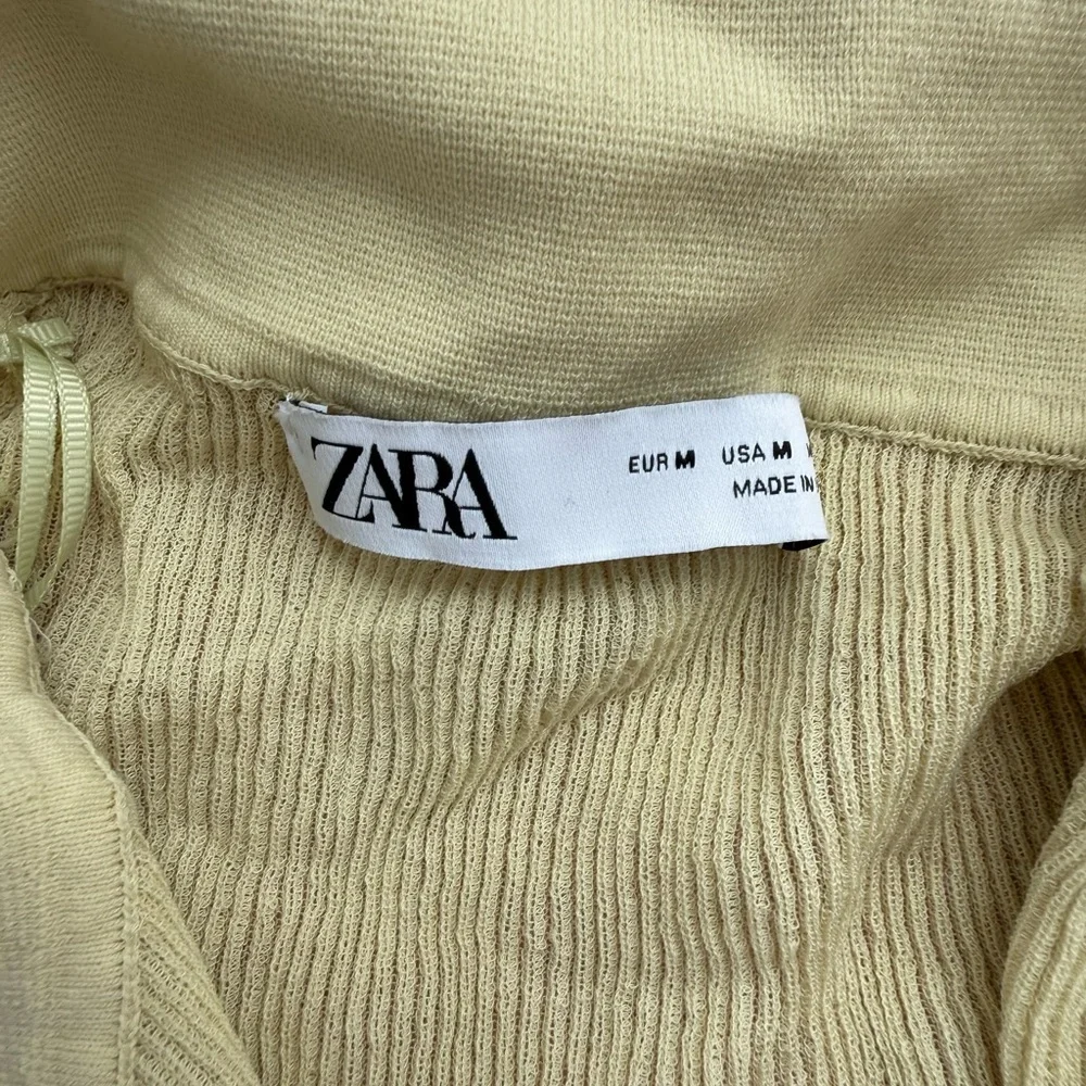 ZARA Fine Rib Knit Cardigan - Picture 4 of 7